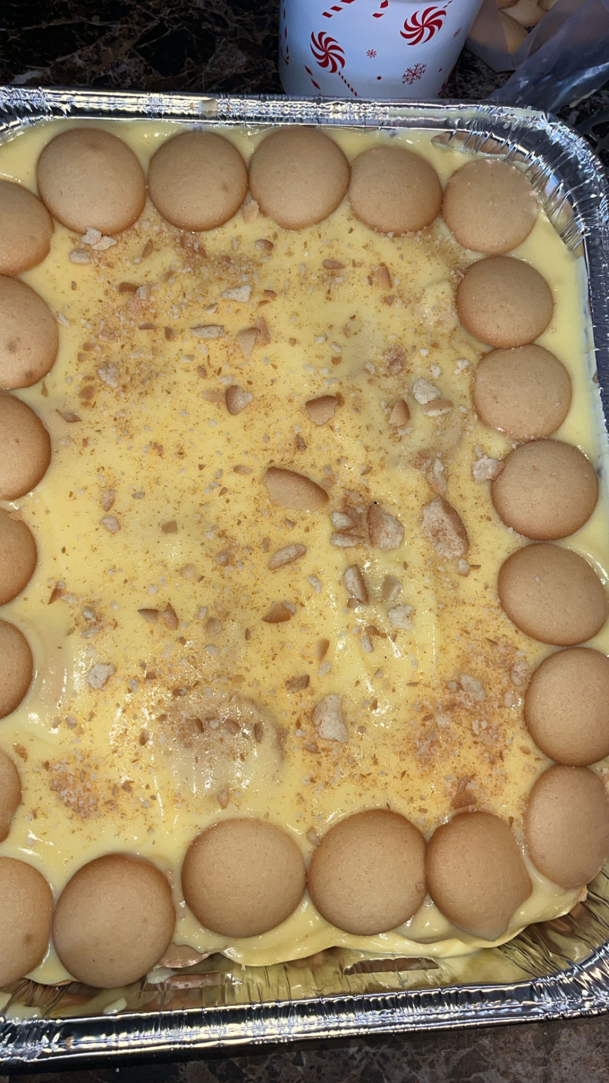 Large Banana Pudding 