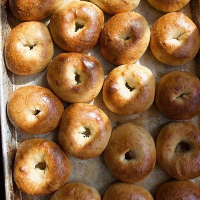 Sourdough Plain Bagel