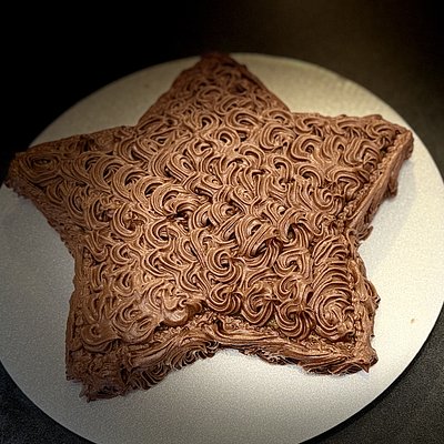 Banana Bread with Chocolate Frosting