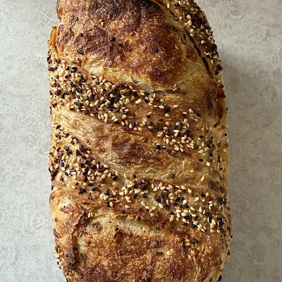Everything cheddar Loaf