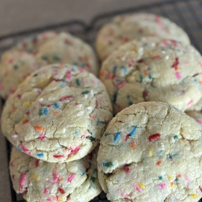 Large Confetti Cookies