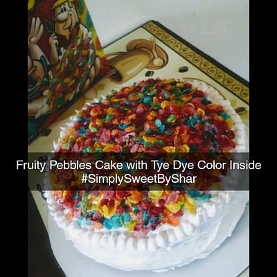 Fruit Pebbles Cake 