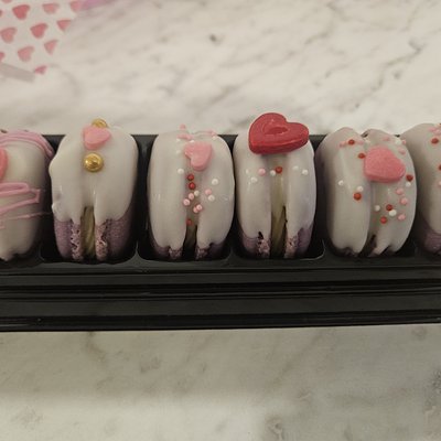 White Chocolate Ganache + Raspberry- Gluten Free 