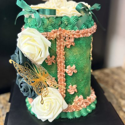 6” 3 Layered Burn Cake 