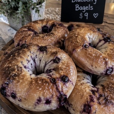 Blueberry Bagels