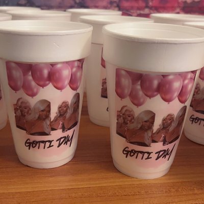Foam Cups With Picture 20oz