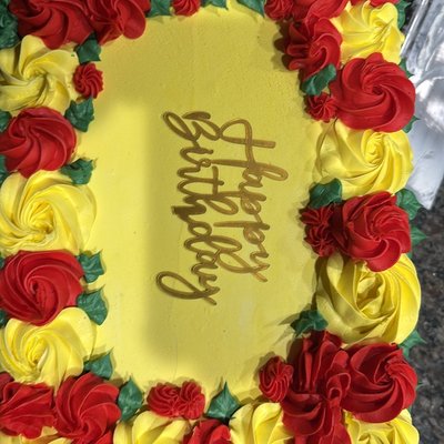 1/2 Sheet Cake 