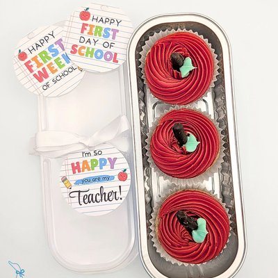 Back To School Mini Cookie Sets Apple Theme