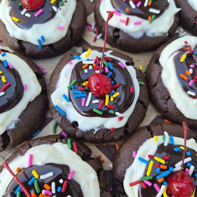 Hot Fudge Sundae Cookie