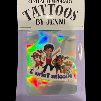 Custom Temporary Tattoos