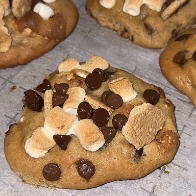 Sourdough Campfire Crumb Cookies