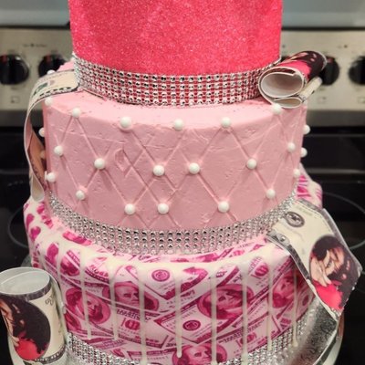 Tier Cake 4 In/6 Inch/ 8 Inch... 2 layer cake (Specify Flavor Of Cake/Frosting/Shape)