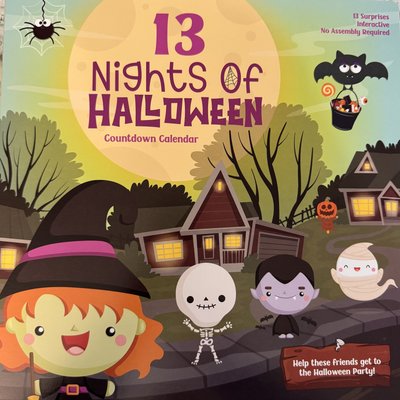 13 Nights of Halloween Cookie Countdown Calendar