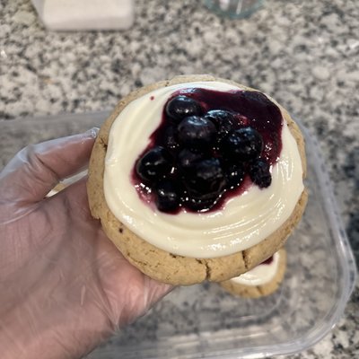 Blue Berry Cheesecake Cookie