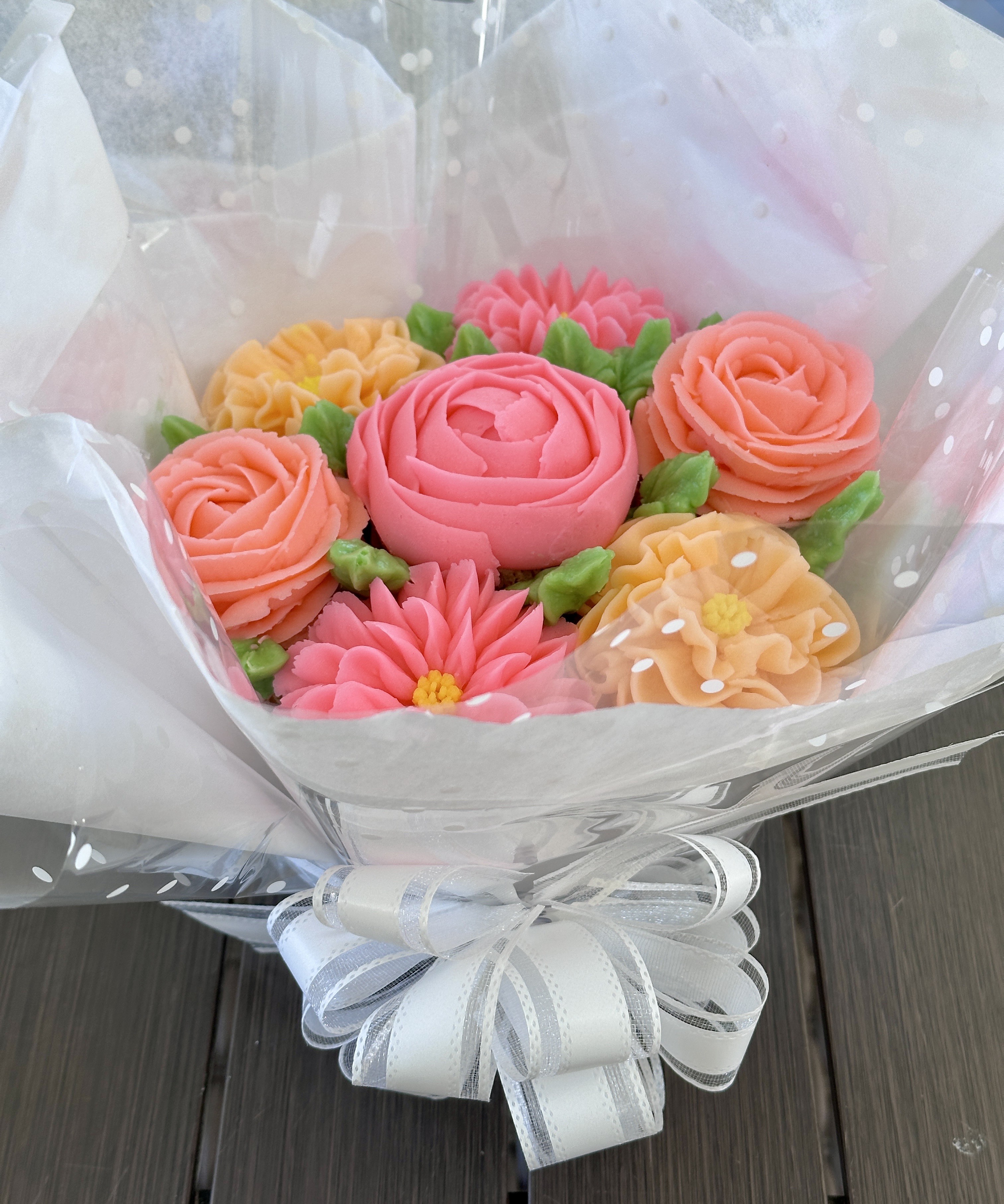 Cupcake bouquet - 7 Cupcakes 