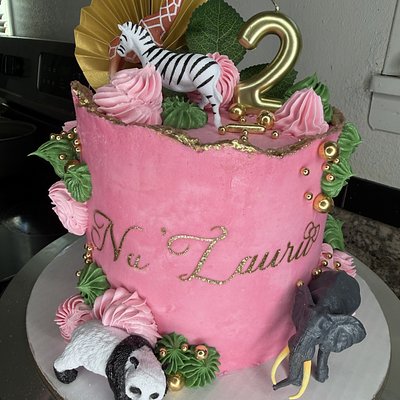 6” 2 layer round cake