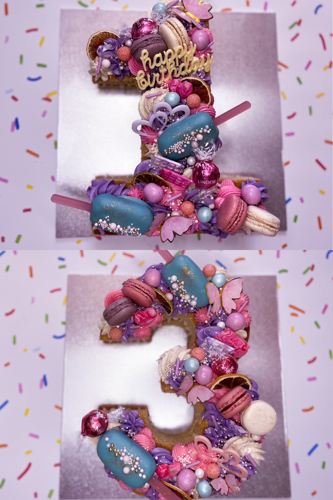 Two Digit Template Cake 