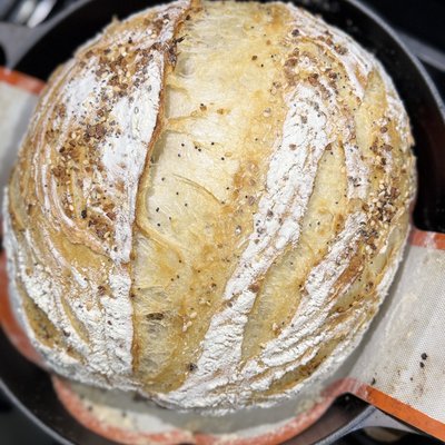 Everything bagel Sourdough Loaf