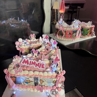 3d Number Cake 