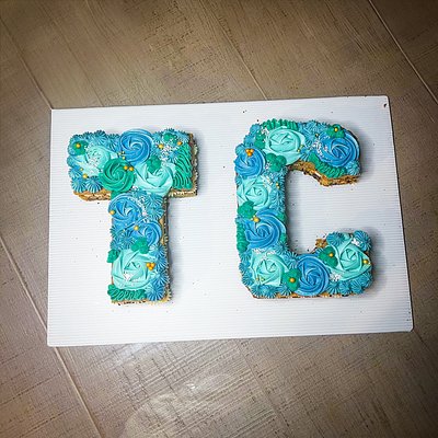 Large Number/Letter Cookie Cake