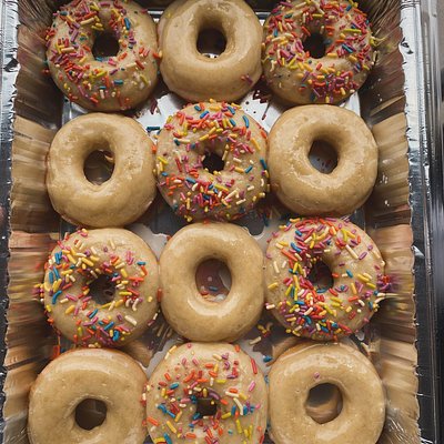 Donuts- Glazed, Sprinkles, Powdered, Cinnamon Sugar 