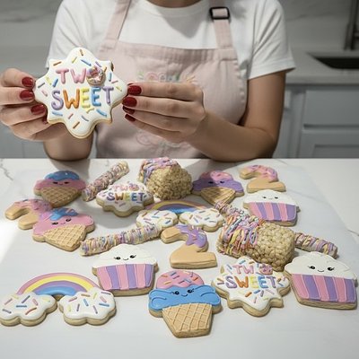 Custom Decorated Funfetti Cookies