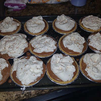 Mini Chocolate Moose Pies