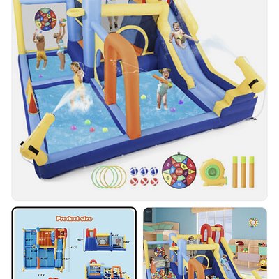 Waterslide Bouncy House $100 Rental/day