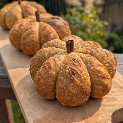 Pumpkin Spice Sourdough Mini Loaf 