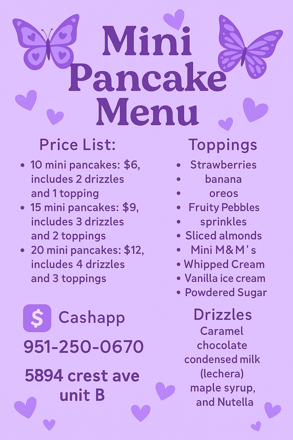 mini pancakes 