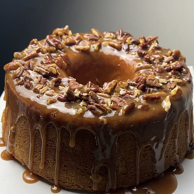 Butter Pecan Pound Cake 