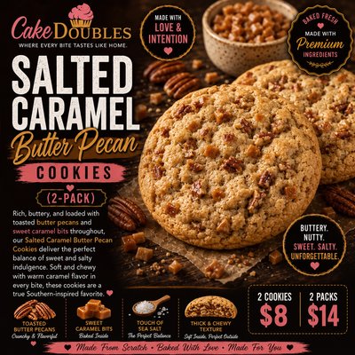 Salted Caramel Butter Pecan Duo