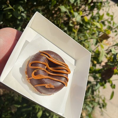Caramel Biscoff Cheesecake Donut