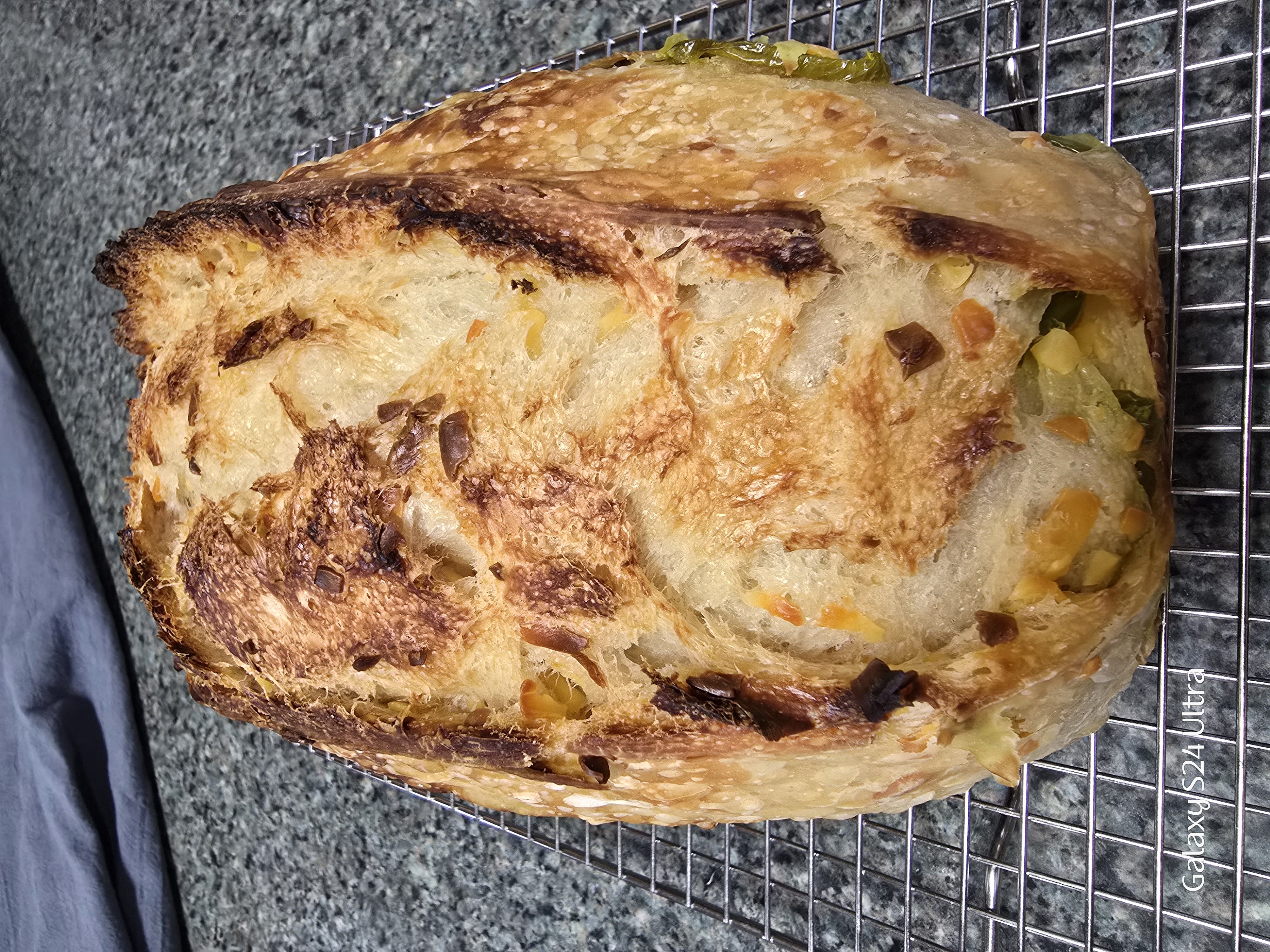 Jalapeno Cheese Sourdough Bread