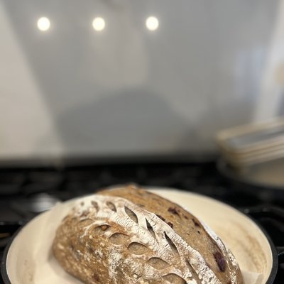 Cranberry Walnut Sourdough Loaf