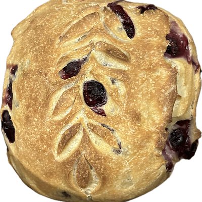 Lemon Blueberry Sourdough Boule 