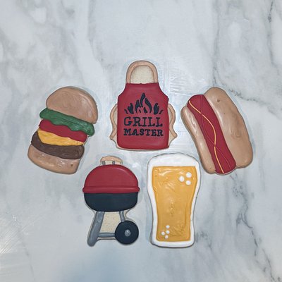 Grill Sugar Cooke Set - 5 Cookies