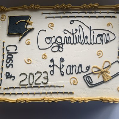 Half Sheet Cake 12x18x4