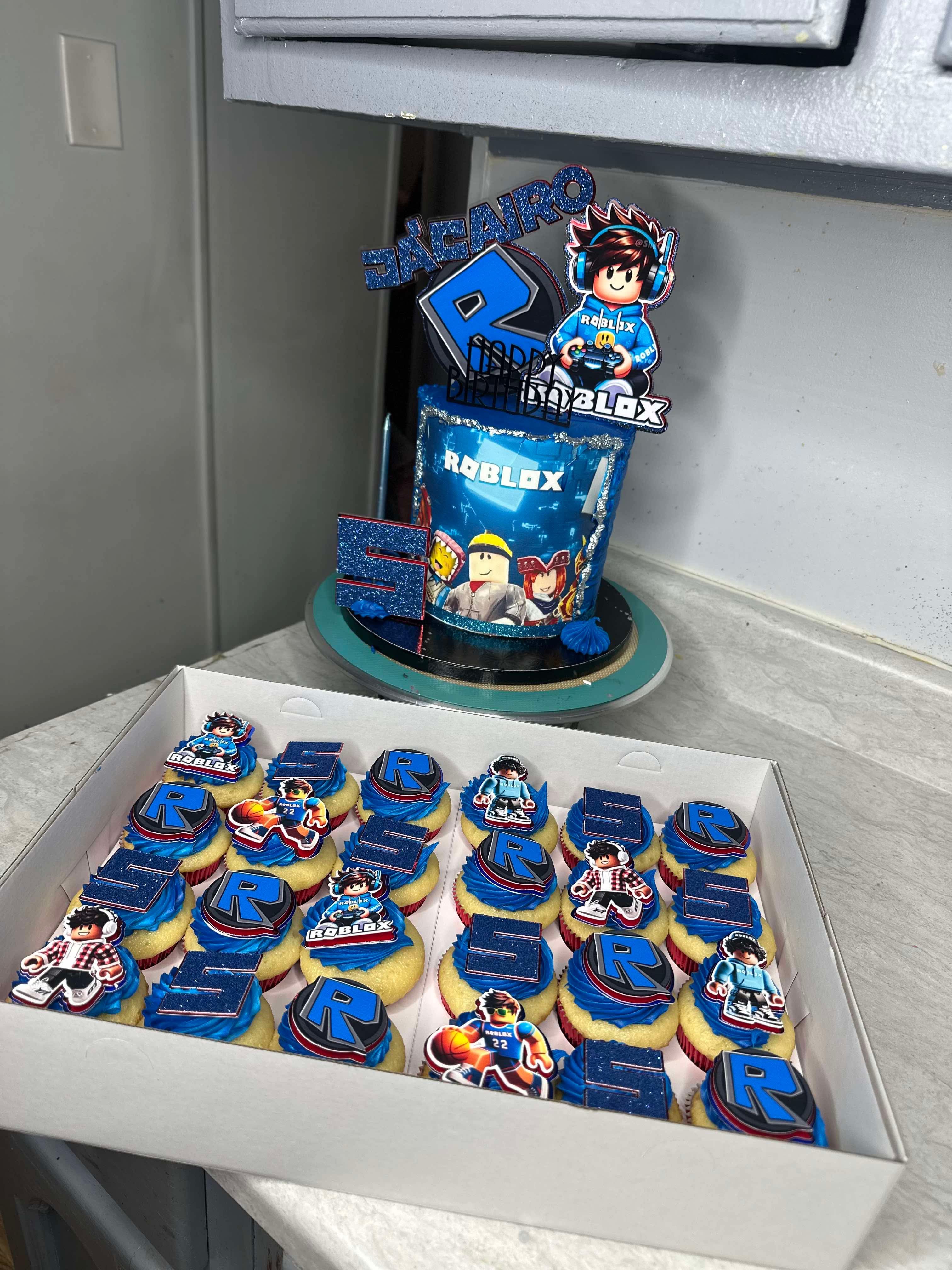 Cake With Cupcakes 