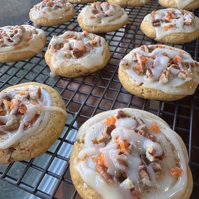 Chef Shay Decadent Carrot cake cookies