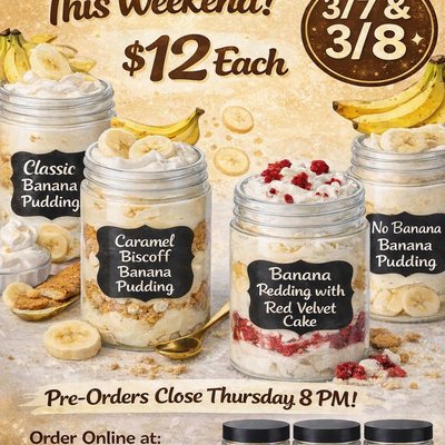 Banana Pudding Jars 