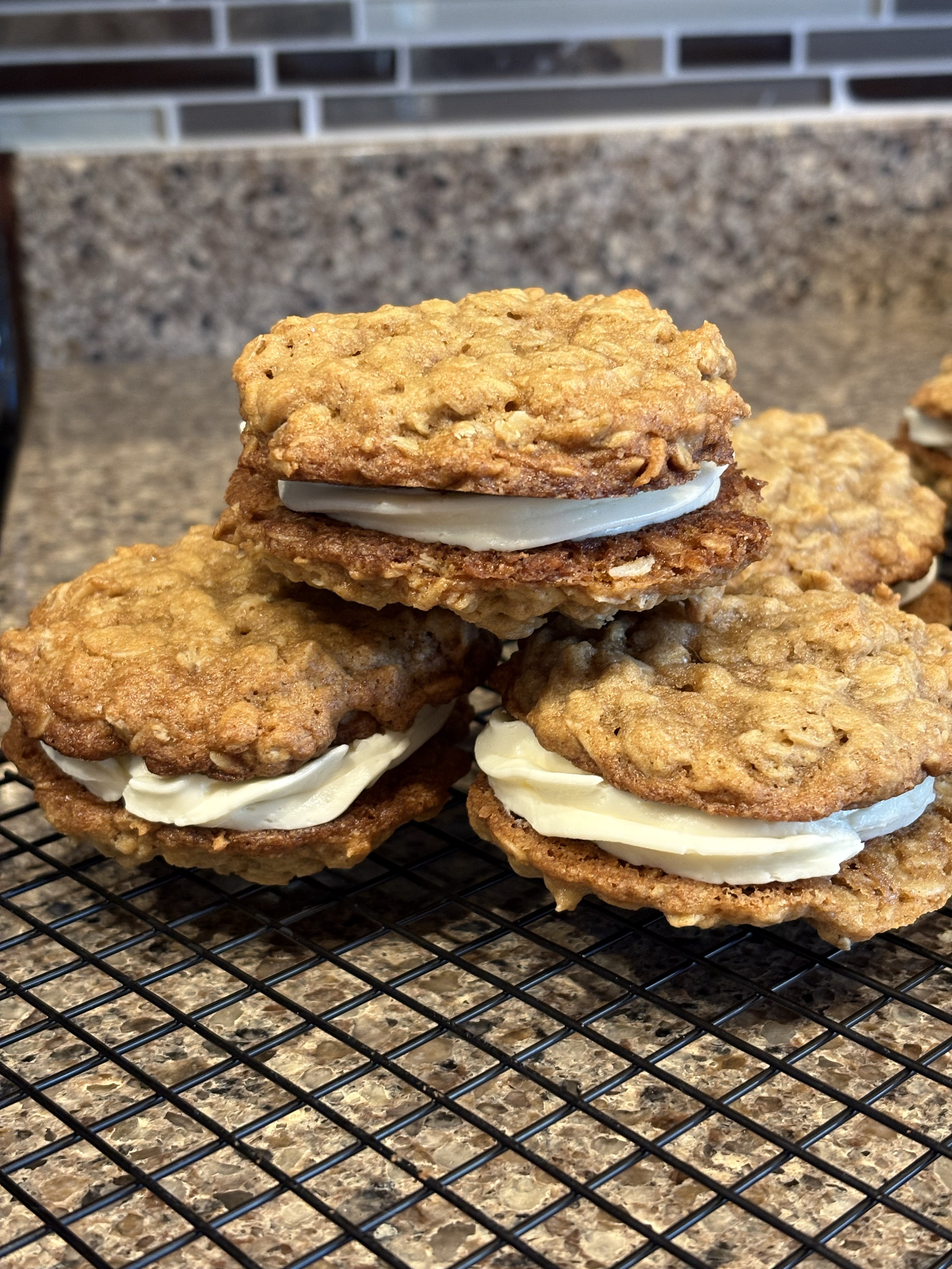 Oatmeal Cream Pie Cookies