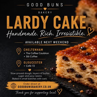 Lardy Cake (Box of 2) Try it