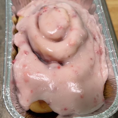Single Serve Strawberry Sweet Roll