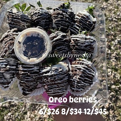 Mother’s Day : Oreo Berries 6/$26 8/$34 12/$45