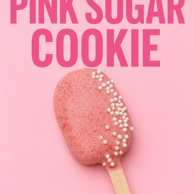 Pink Sugar Cookie Cakesicle