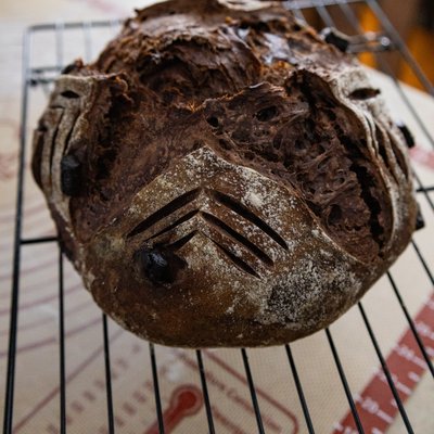 Double Chocolate Sourdough Loaf