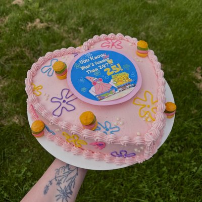 8” Heart Cake 