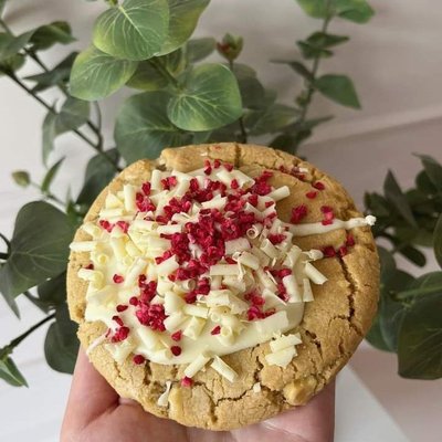 White Chocolate Raspberry Cookies 