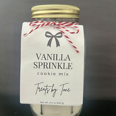Vanilla Sprinkle Cookie Mix (Mason Jar)